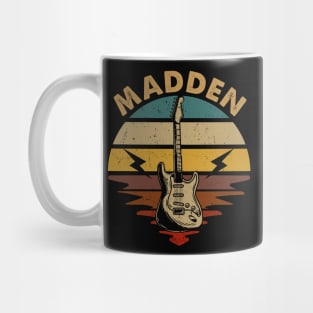 Graphic Lovely Madden Name Flowers Vintage Styles 70s Mug